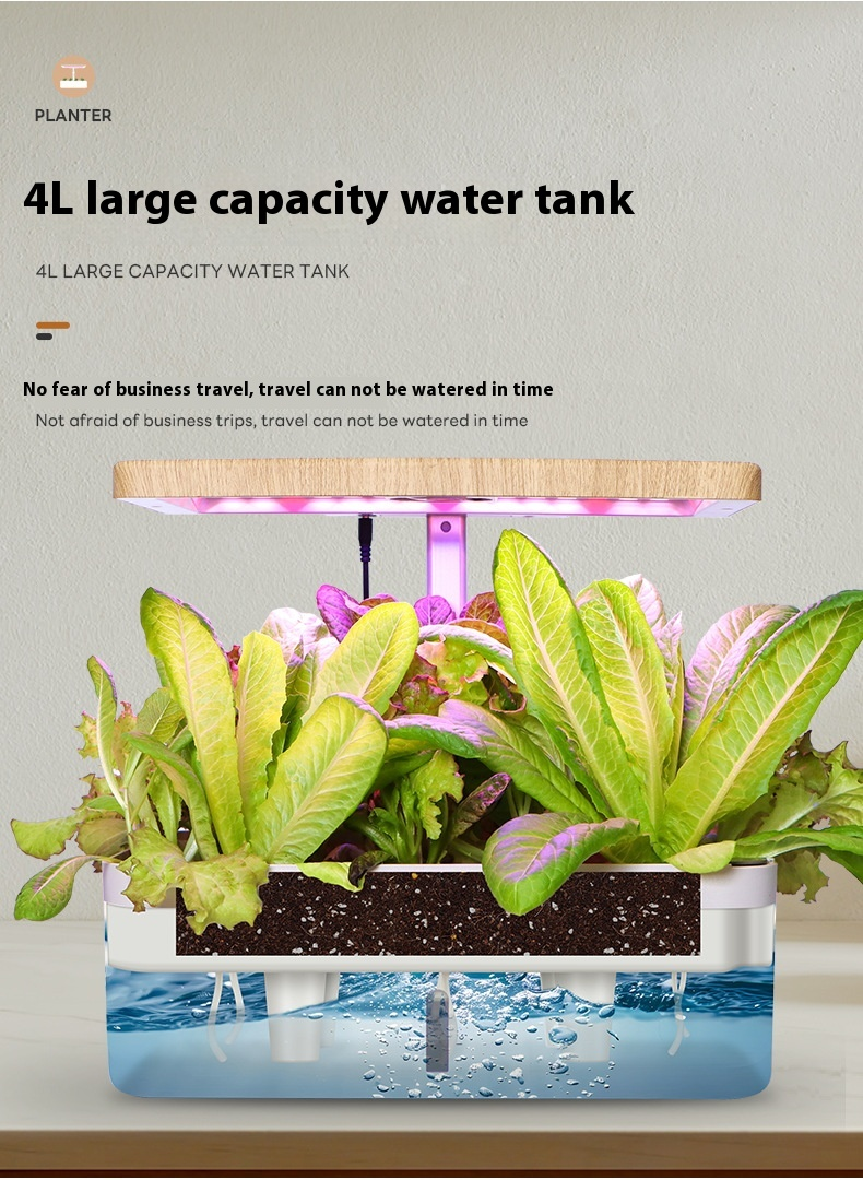 Mașină inteligentă de plantare hidroponică, complet automată, pentru uz casnic, mașină de plantare a legumelor, cultivare fără sol, plantare de legume în interior_voghion.com
