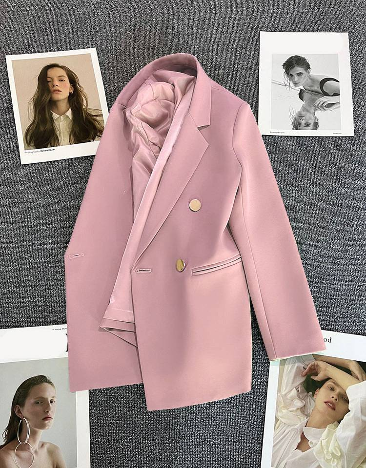 Costumes violets de style coréen haut de gamme, populaires, 22 couleurs_voghion.com