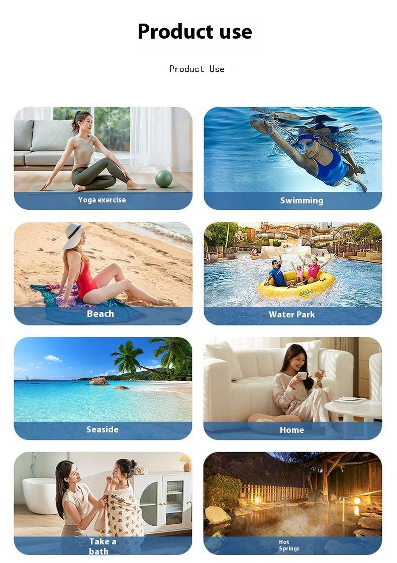 Toalla de playa de microfibra con impresión digital: súper absorbente y de secado rápido para nadar, viajar y disfrutar de las vacaciones (ultrasuave y ligera)._voghion.com