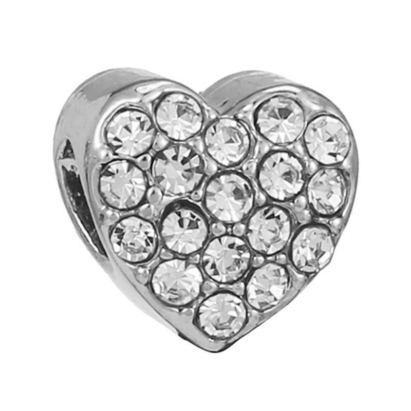 Ciondolo in argento di lusso con diamanti, in lega, a forma di fiocco di neve, con chiave, per braccialetti di perline, accessori e componenti per gioielli fai da te_voghion.com