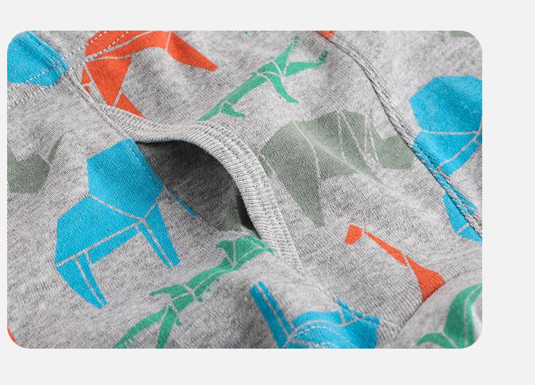 Kid's Clothing Children's vest underwear set boy pure cotton small and medium-sized boy baby cotton top underwear three-piece set_voghion.com