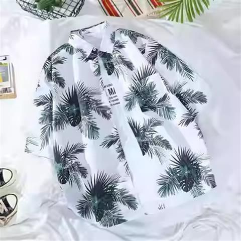 Herrenbekleidung 2024 Neues kurzärmliges Blumenhemd für Männer und Frauen Paare Lose Retro Herren Blumenhemd Stil Herrenstil_voghion.com