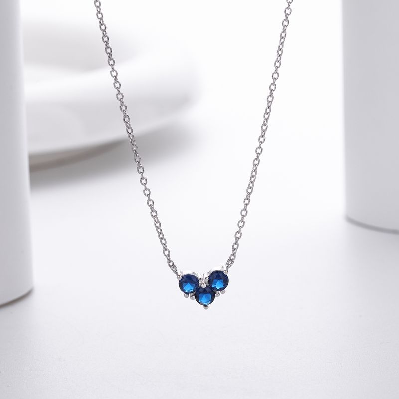 Elegante Halskette mit Herzanhänger für Damen aus 925er Sterlingsilber, mehrlagige Kette mit mehreren Farboptionen, minimalistischer Stil für den Alltag_voghion.com