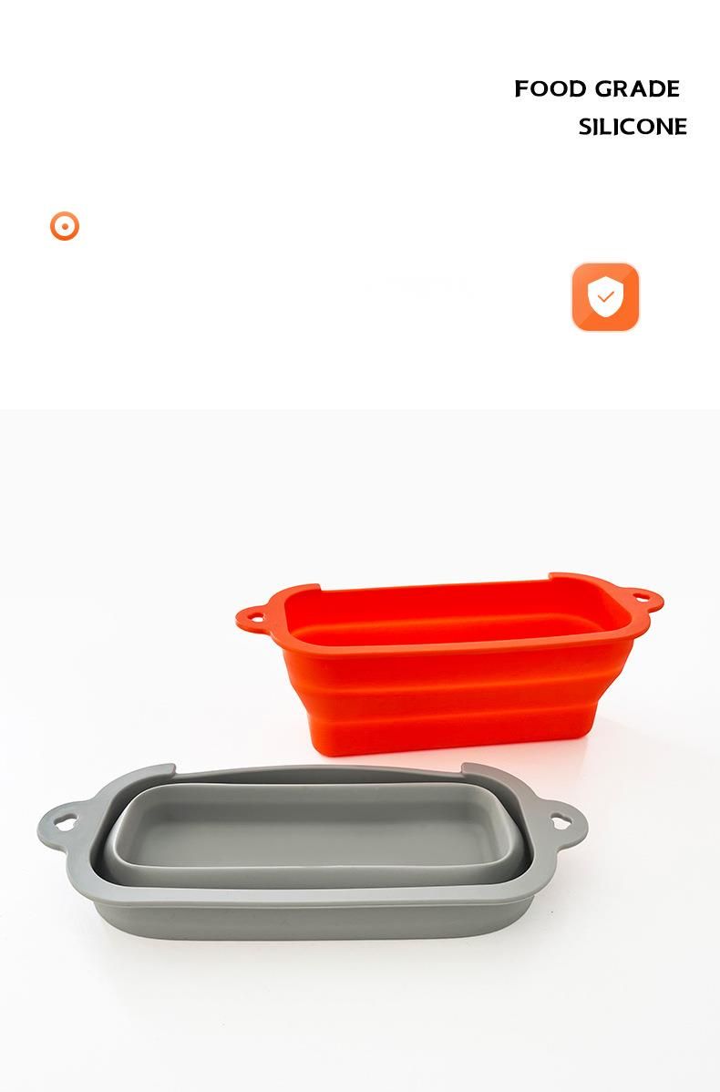 Contenitore per raccolta grasso in silicone, contenitore per raccolta grasso pieghevole per barbecue in pietra nera_voghion.com