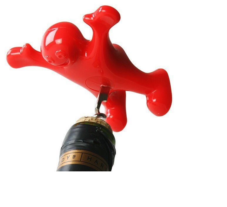 Spoof wine bottle opener wine stopper beer bottle opener bar tool spot_voghion.com