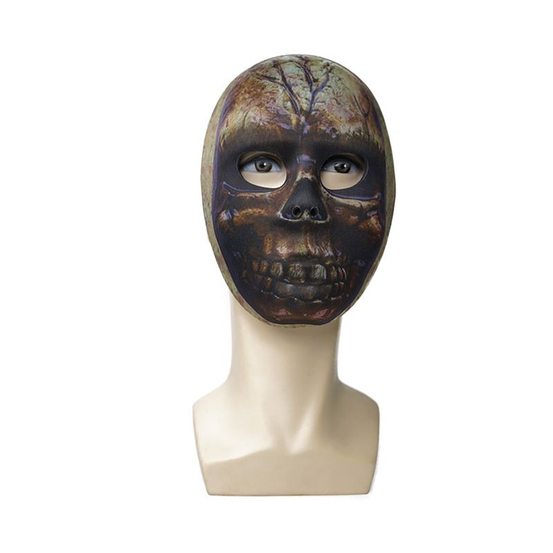 Maschera per il trucco di Halloween, trucco facile e veloce, ballo di fine anno, spettacolo teatrale, trucco spaventoso, maschera leggera, trucco abbinato_voghion.com