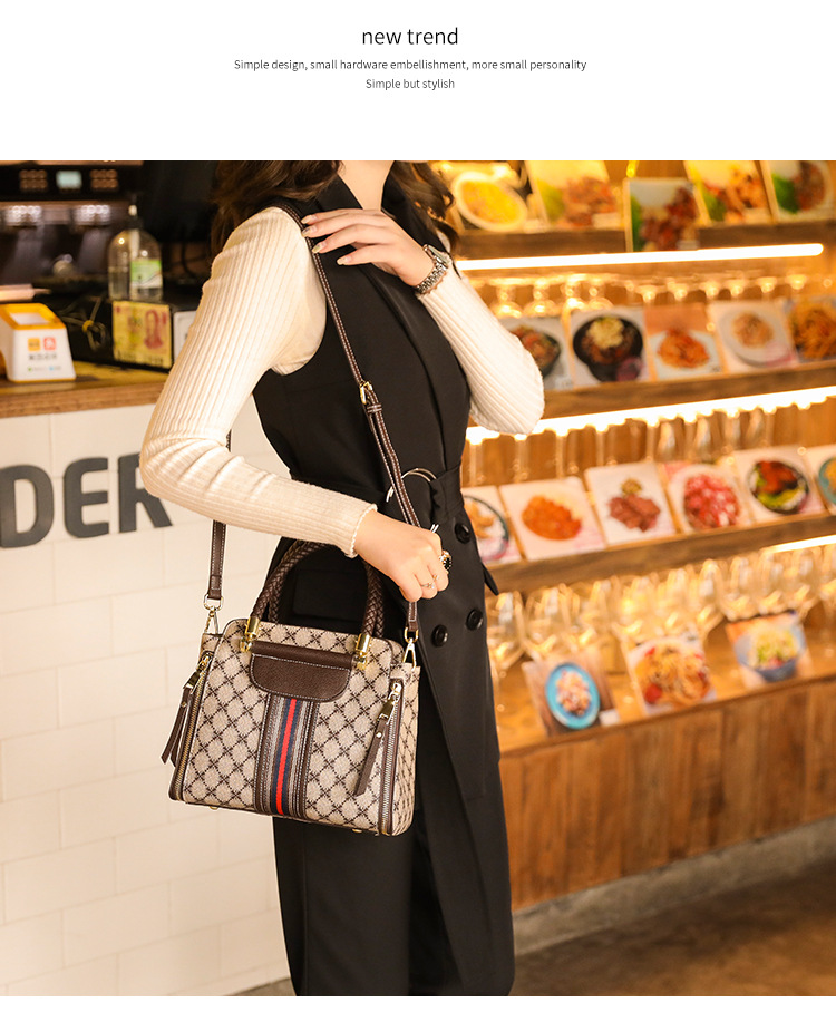 La borsa a secchiello di grande capacità con stampa di nuova moda trasporta una borsa sotto le ascelle a spalla_voghion.com