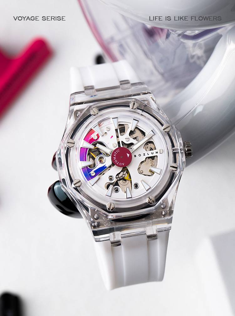 BOZLUN automatische mechanische Uhr. Valentinstag. Neujahr. Geburtstag. Weihnachtsgeschenk_voghion.com