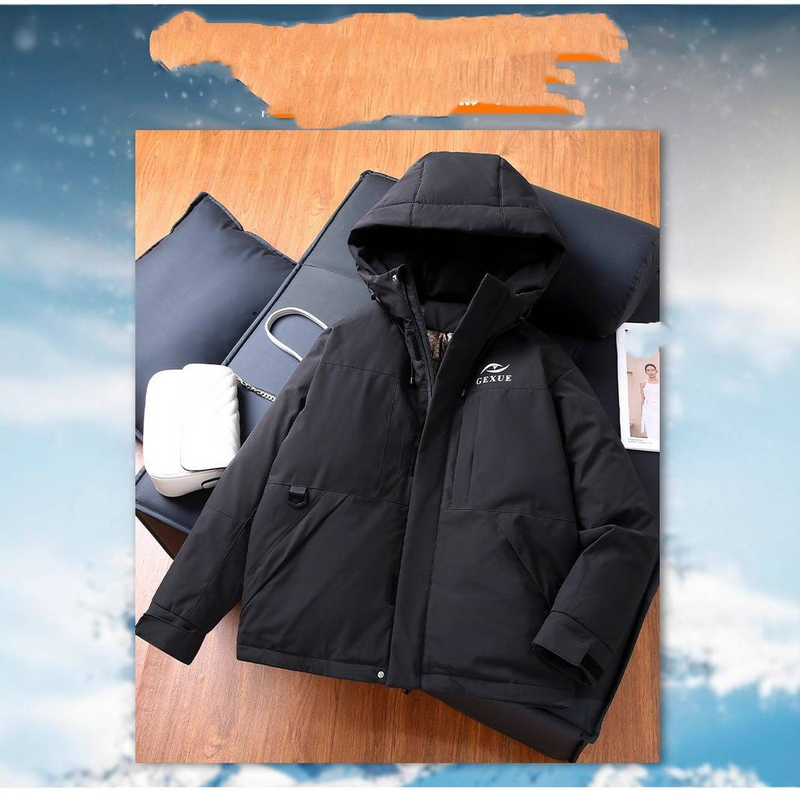 Wasserdichte Windjacke für den Winter für Damen, warmer Kapuzenmantel für den Außenbereich, locker sitzende, lässige Arbeitskleidung zum Wandern, Reisen und für den Alltag_voghion.com