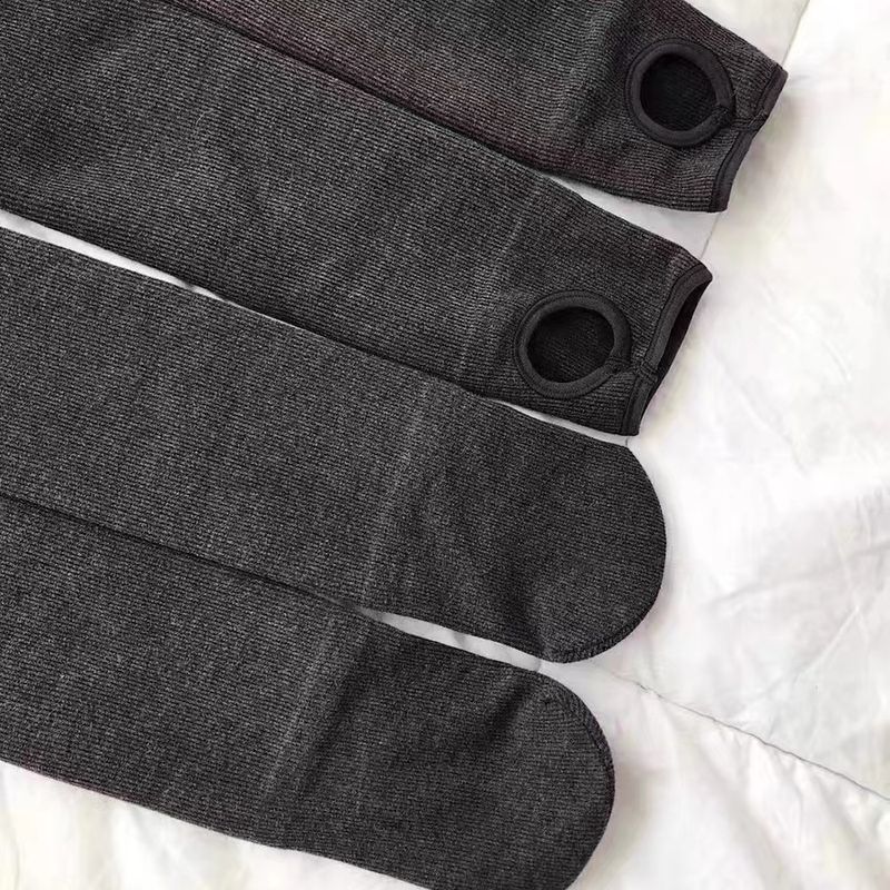 Zimowe, grube aksamitne legginsy dla kobiet z wysokim stanem, wąskie, pionowe paski, ciepłe, jesienno-zimowe, imitacja kaszmiru_voghion.com