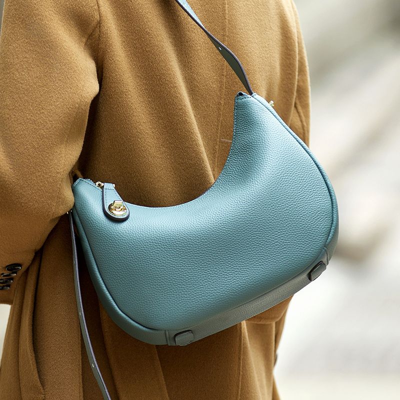 Borsa a tracolla da donna ultra morbida e autentica, nuova borsa da ascella, multifunzionale, in morbida pelle, elegante, piccola, 2025_voghion.com