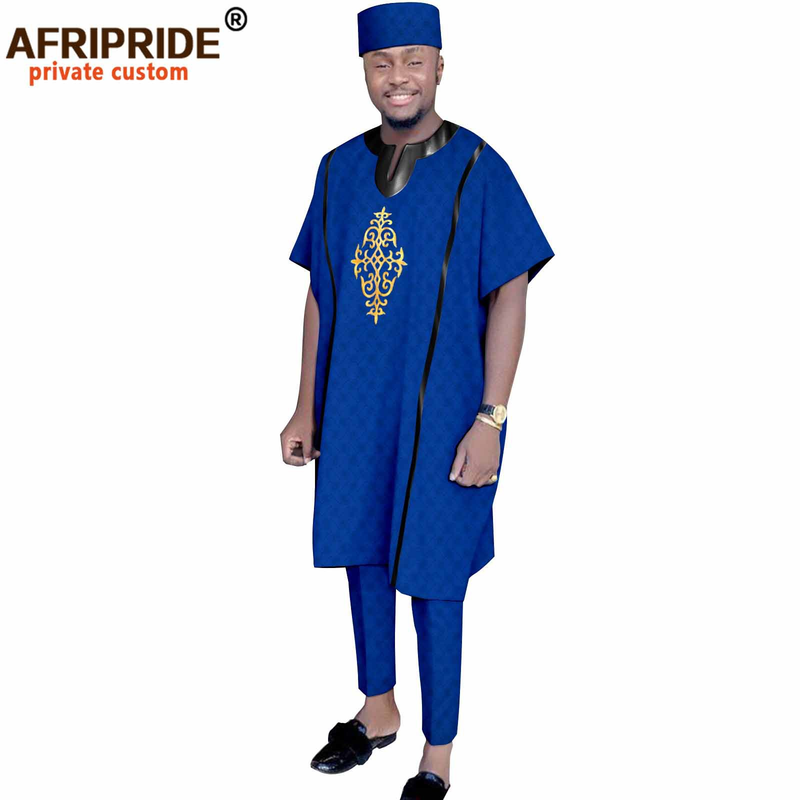 Men's clothing 3 piece top + pants + hat_voghion.com