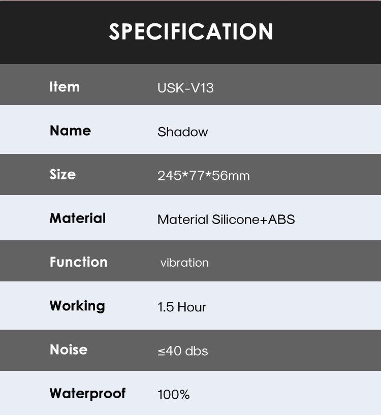 USK V13 Phantom - Vibratore per preliminari femminili, bastoncino per massaggio leccabile_voghion.com