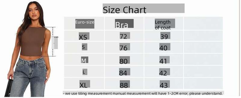 Gilet estivo da donna Hot Girl senza maniche con bretelle e schiena scoperta in seta di latte_voghion.com