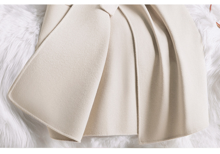 Women's clothing mid-length temperament slim spring woolen coat for women_voghion.com