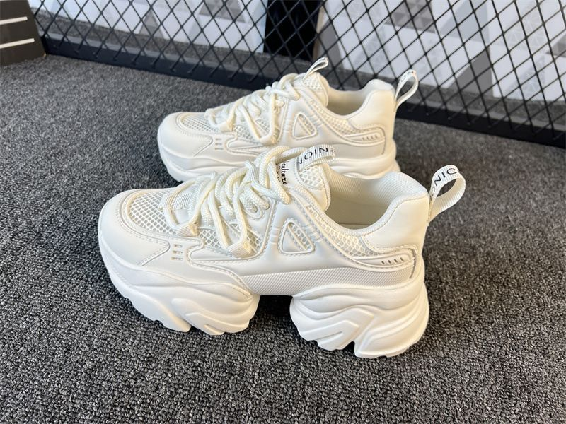 Mesh respirabil cu talpa groasa tata femei versatile alb sport casual confortabil pantofi mari inaltime 6cm_voghion.com