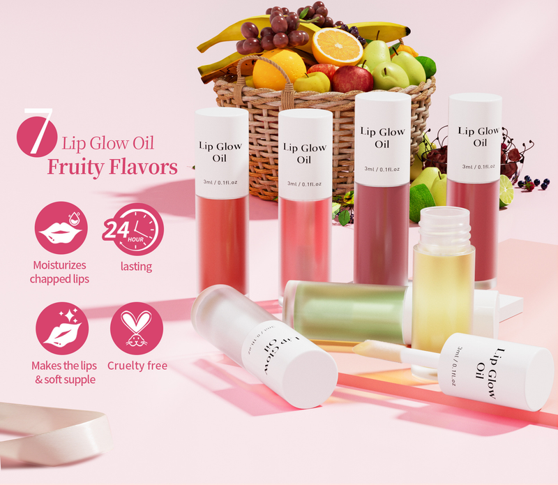 Le gloss aromatisé aux fruits Hellokiss hydrate et répare le fond de teint, ce qui en fait une huile à lèvres transparente_voghion.com