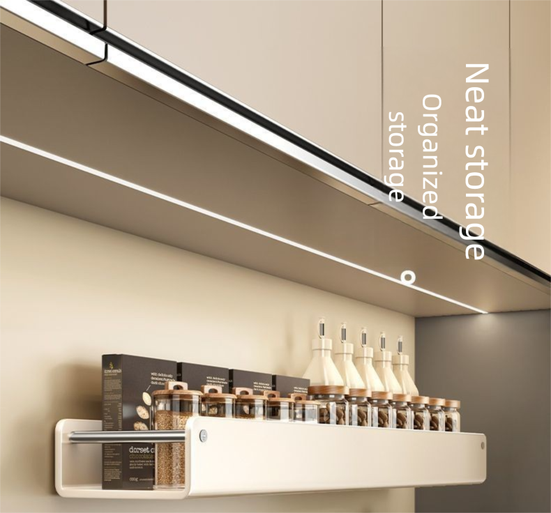Luxury Kitchen Rack No-Drill Wall-Mounted Salt Seasoning Jar Storage Box Spice Organizer_voghion.com