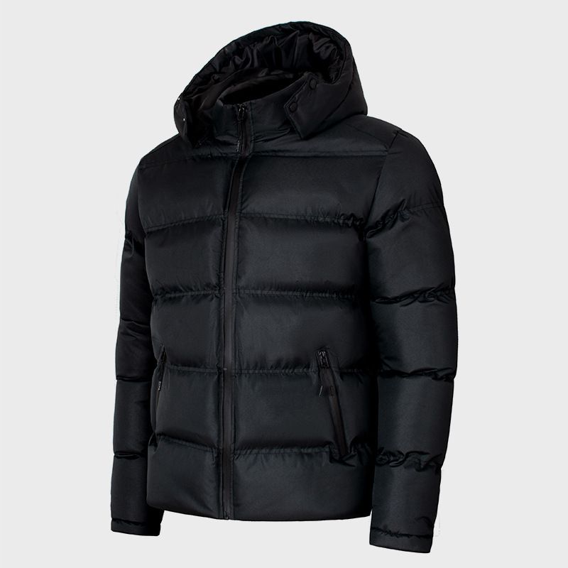 "Stylische Pufferjacke mit Kapuze für Herren – Leicht und wasserabweisend für den Stadtverkehr (Schwarz/Marineblau/Anthrazit/Weiß) – Trendige Streetwear-Passform S-XXL"_voghion.com
