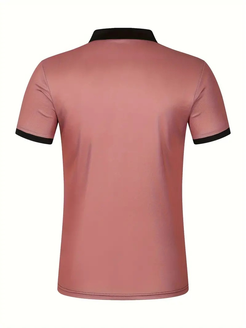 New Summer Men Casual Short Sleeve Lapel Business Polo Shirt 3D Digital Print Stripe Polo Shirt Sport Button Pullover Tops_voghion.com