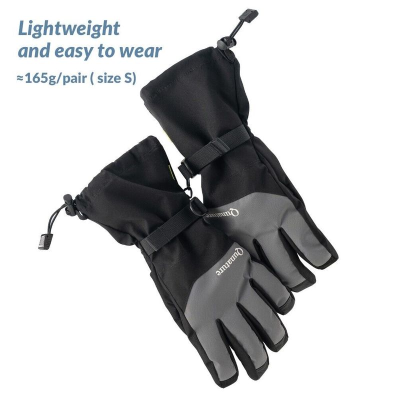Guantes de esquí de invierno Qunature, compatibles con pantalla táctil e impermeables, tallas de la S a la XL_voghion.com