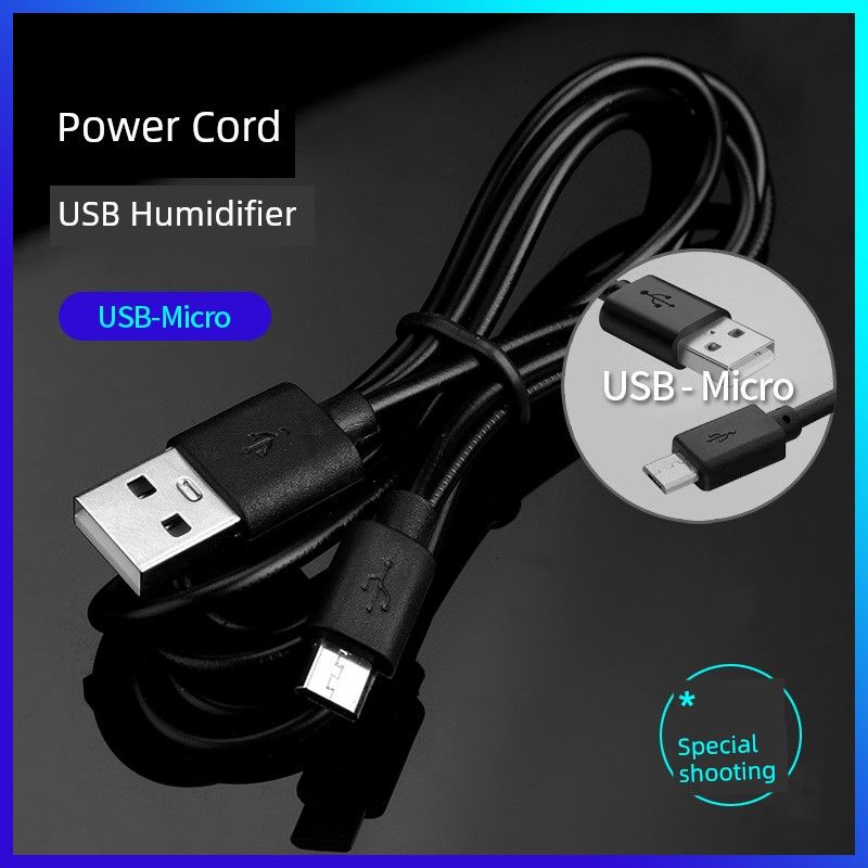 Accessoires pour humidificateur de qualité imbattable, cordon d'alimentation de charge 3C, câble de produit numérique Android USB vers Micro_voghion.com
