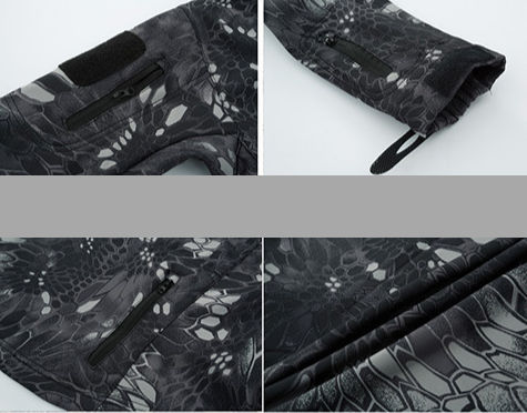 Giacca da boxe da uomo Giacca da ciclismo imbottita antivento Calda giacca a vento tattica Abbigliamento da alpinismo_voghion.com