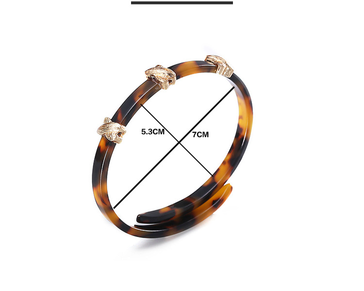 Designer nya mode akryl armband bärnsten personlighet mode hand smycken_voghion.com