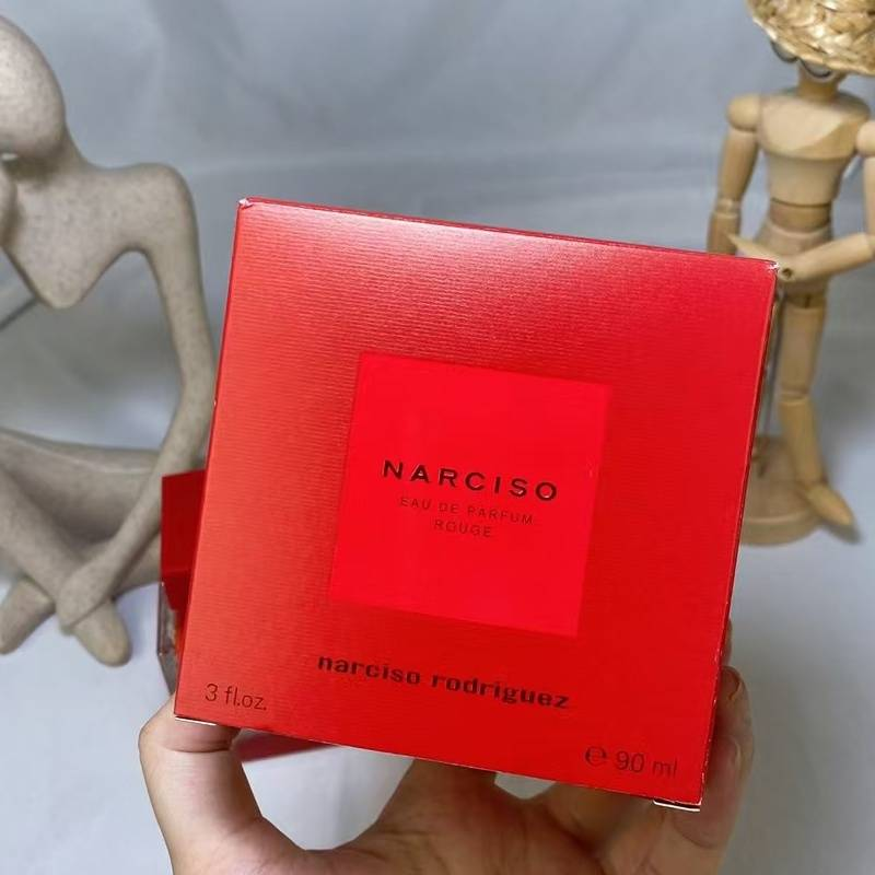 2025Best Selling NARCISO RODRIGUEZ Profumo da donna in bottiglia rossa da 90 ml Deodorante per ascelle a lunga durata Coppia di profumi_voghion.com