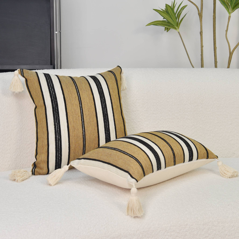 High-end Linen-Cotton Sofa Throw Pillow Covers Decorative Cushion Covers_voghion.com