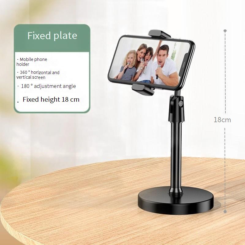 Universele verstelbare telefoonstandaard voor op het bureau - Meerdere kijkhoeken, zware voet, draaibare houder compatibel met (zwart/wit/roze/groen)_voghion.com
