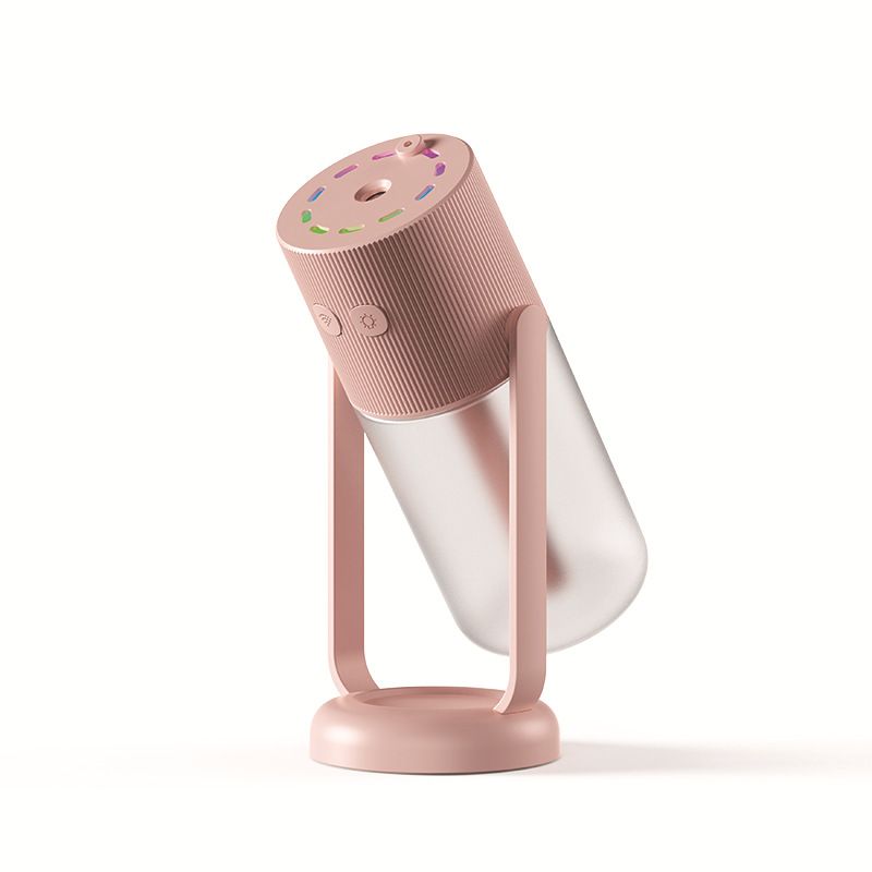 Rotating Starry Sky Projection Humidifier - USB-Powered, Quiet Operation, Multi-Color LED Night Light For Home, Office & Car"_voghion.com