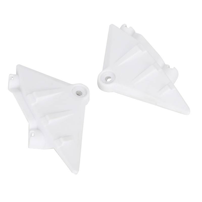 Protezione inferiore per telaio moto - Plastica ABS resistente, design nero elegante, facile installazione per uno stile personalizzato della moto (14,5x7,5x2 cm)_voghion.com