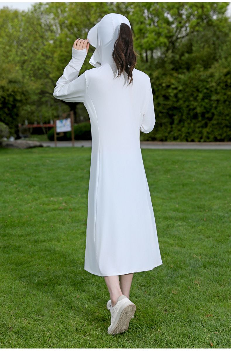 Nylon Ice Silk Sun Protection Jacket - UPF50+ UV Blocking Long Sleeve Cover-Up For Summer Lightweight Breathable Skin Coat With Full Body Coverage_voghion.com