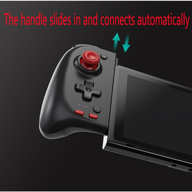 19210D Für Nintendo Switch Pro Gamepad Controller verkabelt 1L1R Joycon Griff Grip Gyro Joy-pad Joystick Zubehör_voghion.com