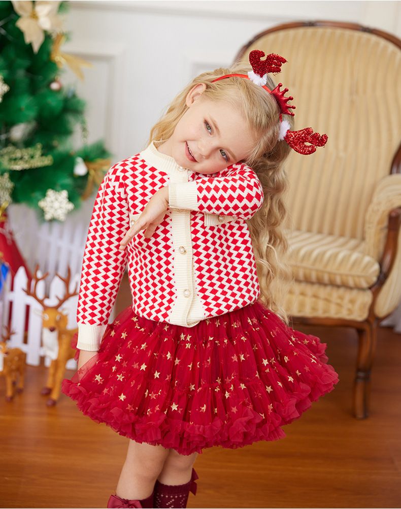 Babykleidung Basispullover für Mädchen Modischer Strickjackenoberteil für Babys Strickpullovermantel für Mädchen_voghion.com