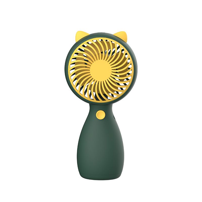 Ventilatore da tavolo portatile per dormitorio, tascabile, con cordino e mini USB, per esterni e cartoni animati_voghion.com