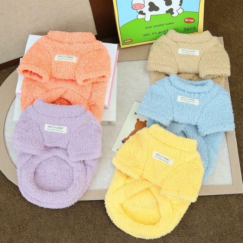 Ropa para perros de otoño y nueva ropa de invierno para gatos de peluche, chaquetas de felpa de 23 nubes_voghion.com
