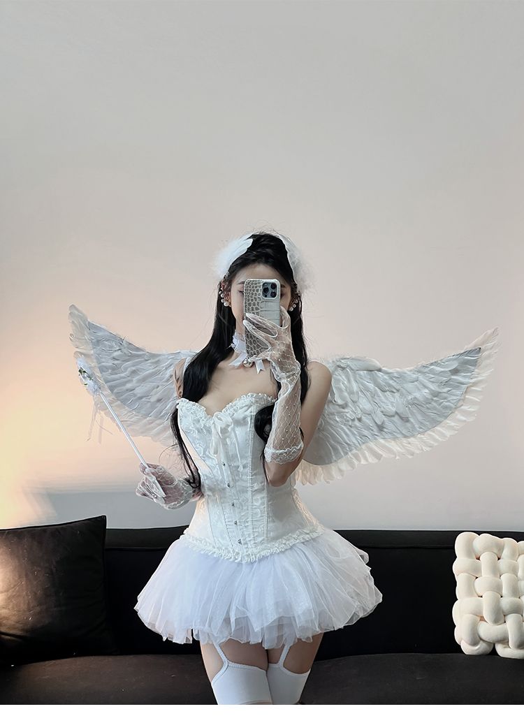 COS Pure Desire Girl Uniform Nachtbühne Königliche Schwester Sexy Kaninchen Teufel Engel Kostüm_voghion.com