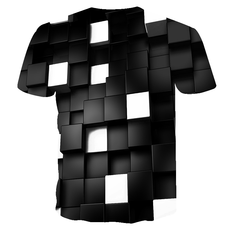 Neues Herren-3D-Kurzarm-Oversize-T-Shirt, Sommermode, lockeres, lässiges Herrenhemd, Sport-Kurzarm_voghion.com