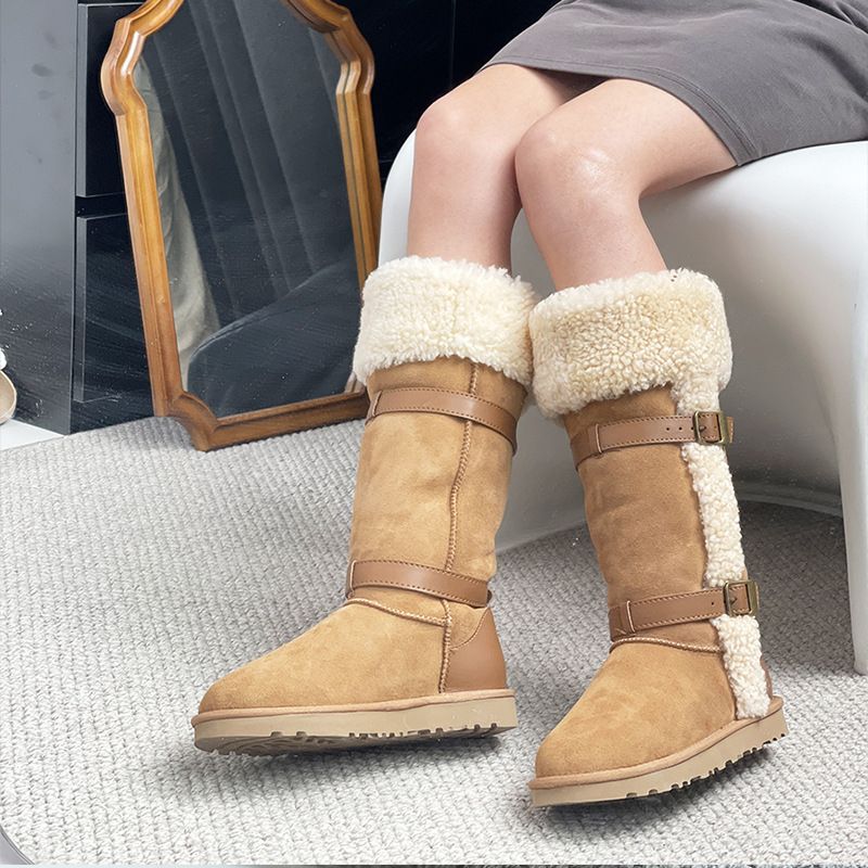 High-Top Boots Stylish And Versatile_voghion.com