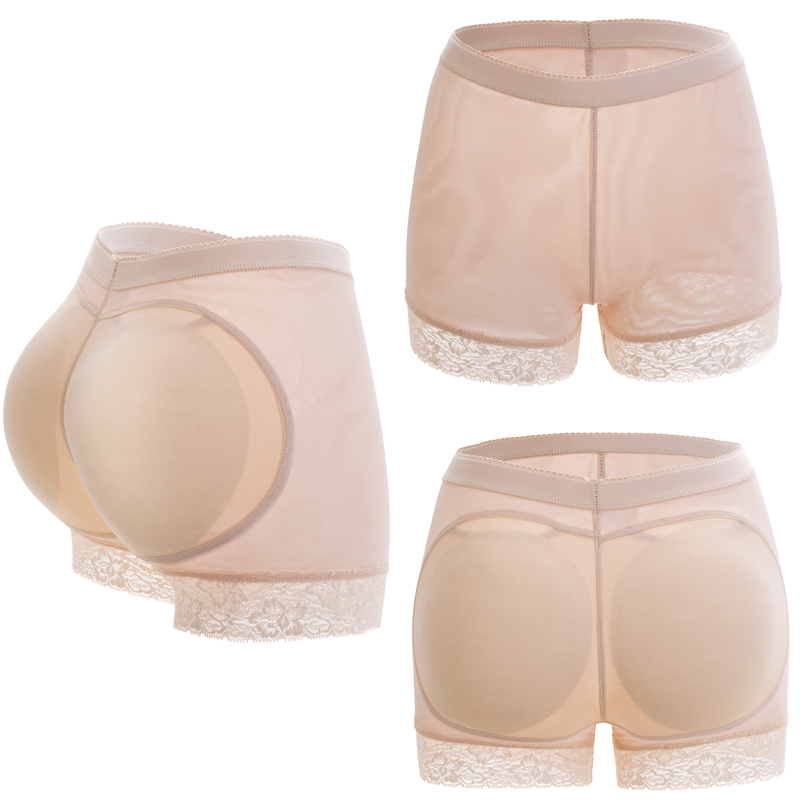Realzador de cadera botín cintura alta acolchado levantador de glúteos bragas con control de barriga calzoncillos fajas con almohadilla pantalones cortos cuerpo S_voghion.com