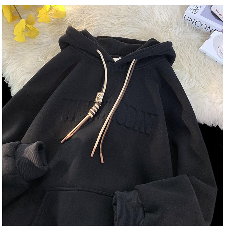 Erkek Giyim 2024 yeni sweatshirt erkek ilkbahar ve sonbahar genç kapüşonlu ceket Amerikan ağır siklet Chuchao marka erkek üstleri_voghion.com