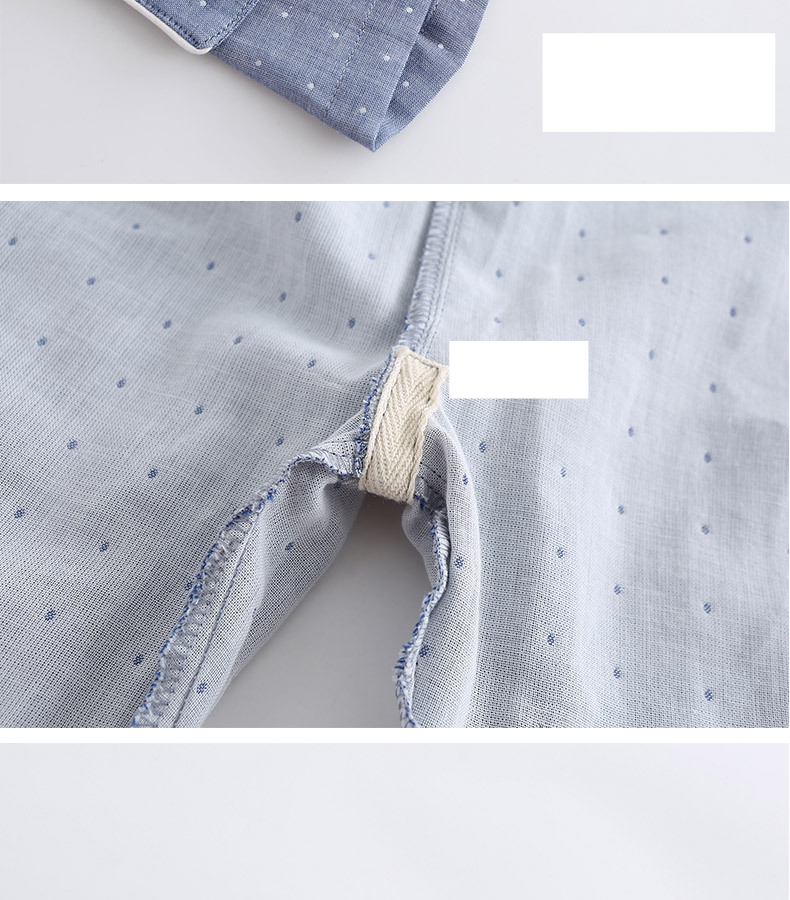 Pijamas para niños Ropa para el hogar Conjunto de pijamas familiares de algodón con doble hilo para niños_voghion.com