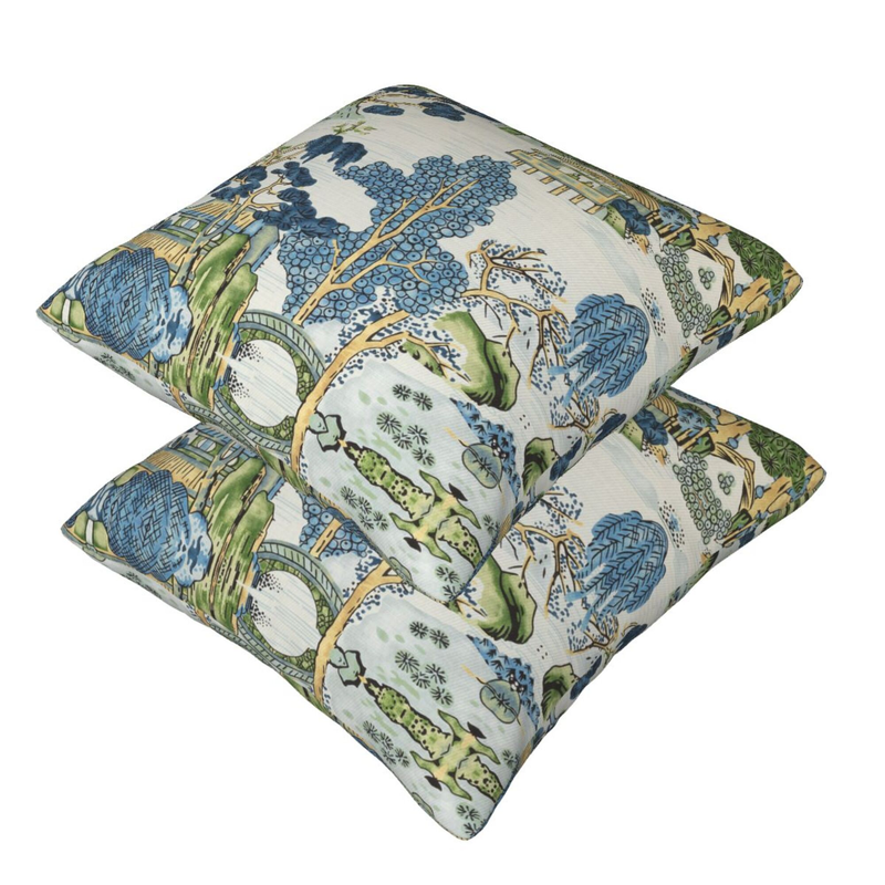 Sofa pillow cover Linen pillowcase Decorative pillowcase 2PCS_voghion.com