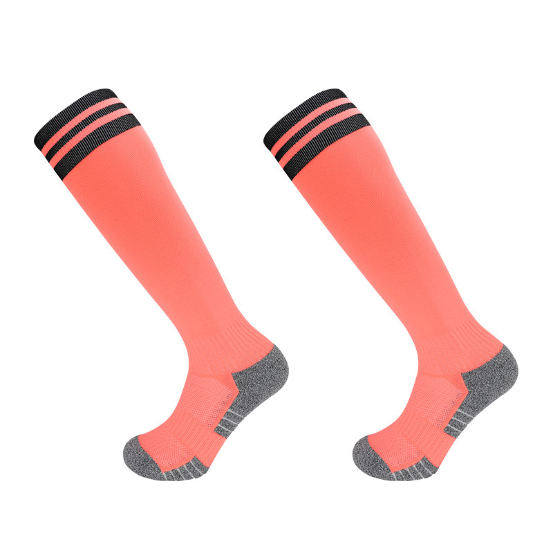 Calcetines de fútbol antideslizantes para adultos, medias para hombres, calcetines hasta la rodilla para niños, calcetines deportivos profesionales con fondo de toalla al por mayor_voghion.com