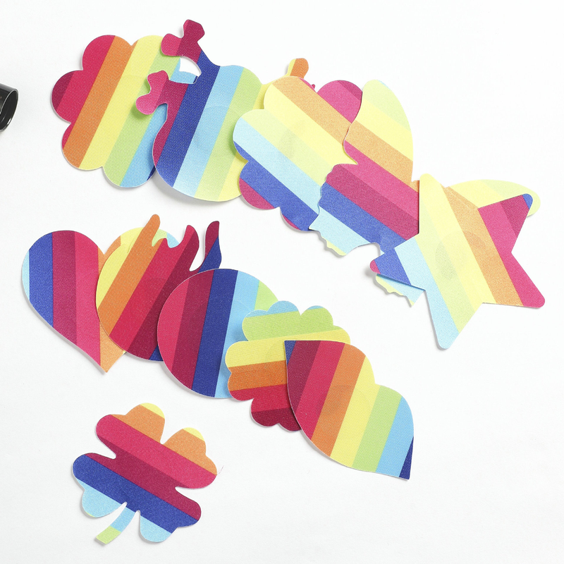 Plasture de sân sexy anti-expunere la fața locului, în stilul clauzei curcubeului, de unică folosință, plasture de sân din pânză respirabilă_voghion.com
