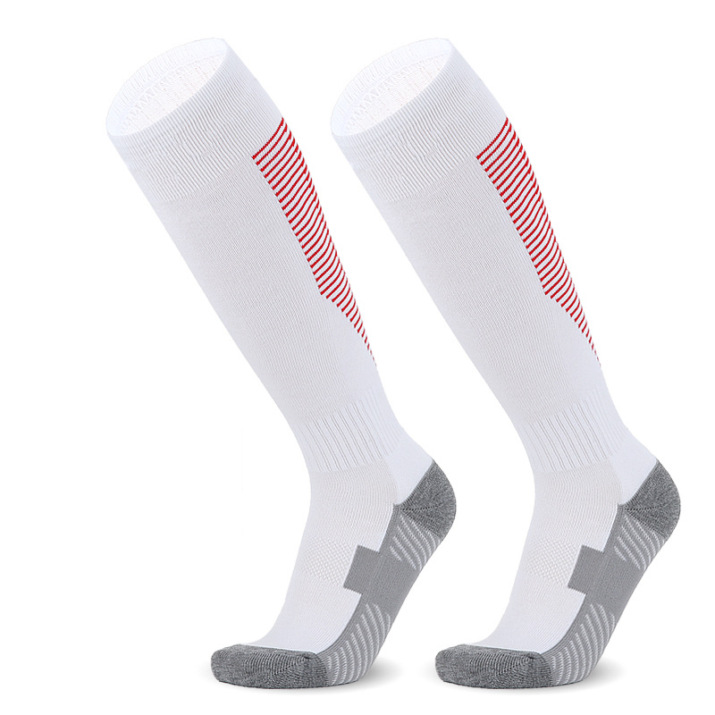 Soccer Socks Frotteesocken, rutschfeste Fußball-Sportsocken für Grund- und weiterführende Schulen_voghion.com