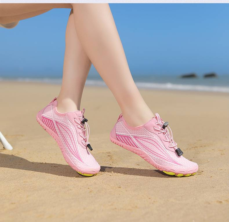 Scarpe da acqua unisex ad asciugatura rapida per nuoto, escursionismo e fitness - Scarpe da spiaggia basse antiscivolo con mesh traspirante e intersuola in EVA_voghion.com