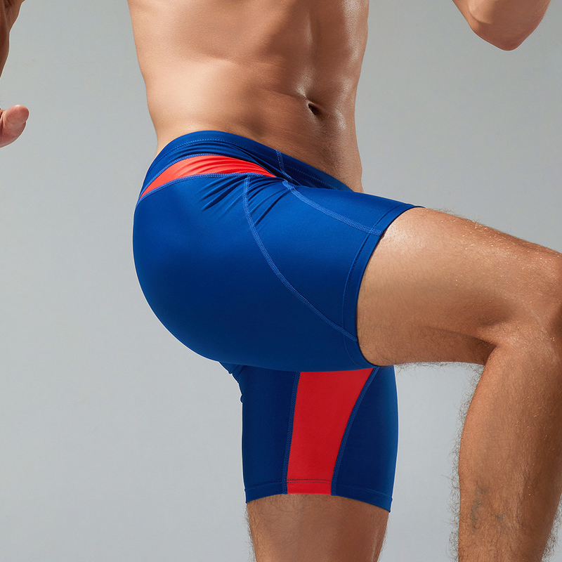 SEOBEAN Hibbing neue Mode für Männer mit niedriger Taille, lange Boxer-Badehose, heiße Frühlingshose, Herren-Badeanzug, Badehose im Großhandel_voghion.com